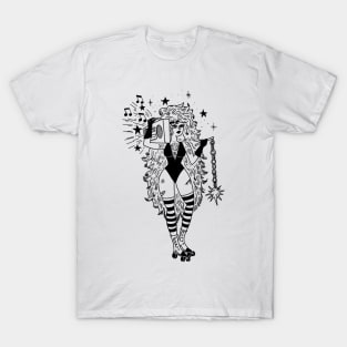 Roller Queen - B&W T-Shirt